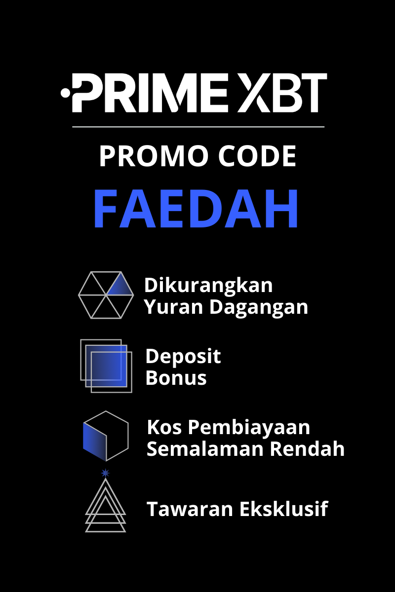 Faedah utama kod promosi PrimeXBT.